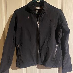 Obermeyeer Ladies Medium soft shell with vent zips.